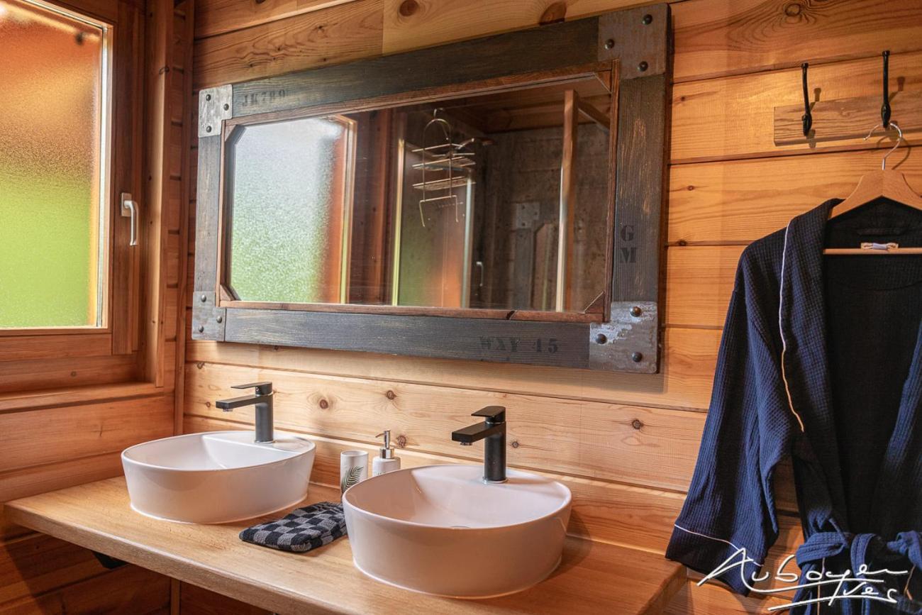 Chalet La Calougeotte, Jardin, Spa Et Sauna Prives Le Ménil Exterior foto